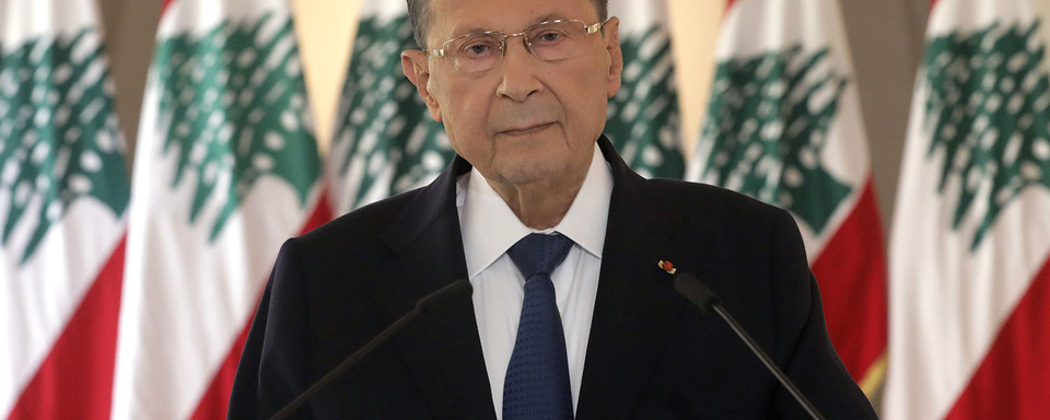 Le président libanais Michel Aoun. [Anadolu Agency/AFP - Lebanese Presidency]