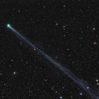 La comète Swan surprise le 8 mai 2020.
D. Peach, Chilescope team
NASA [NASA - D. Peach, Chilescope team]