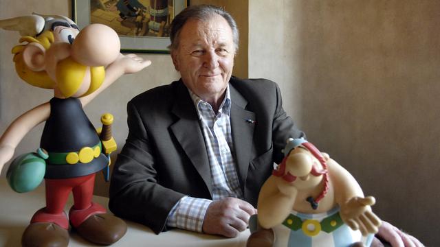 Le dessinateur d'Asterix et Obélix, Albert Uderzo. [AFP - STEPHANE DE SAKUTIN]