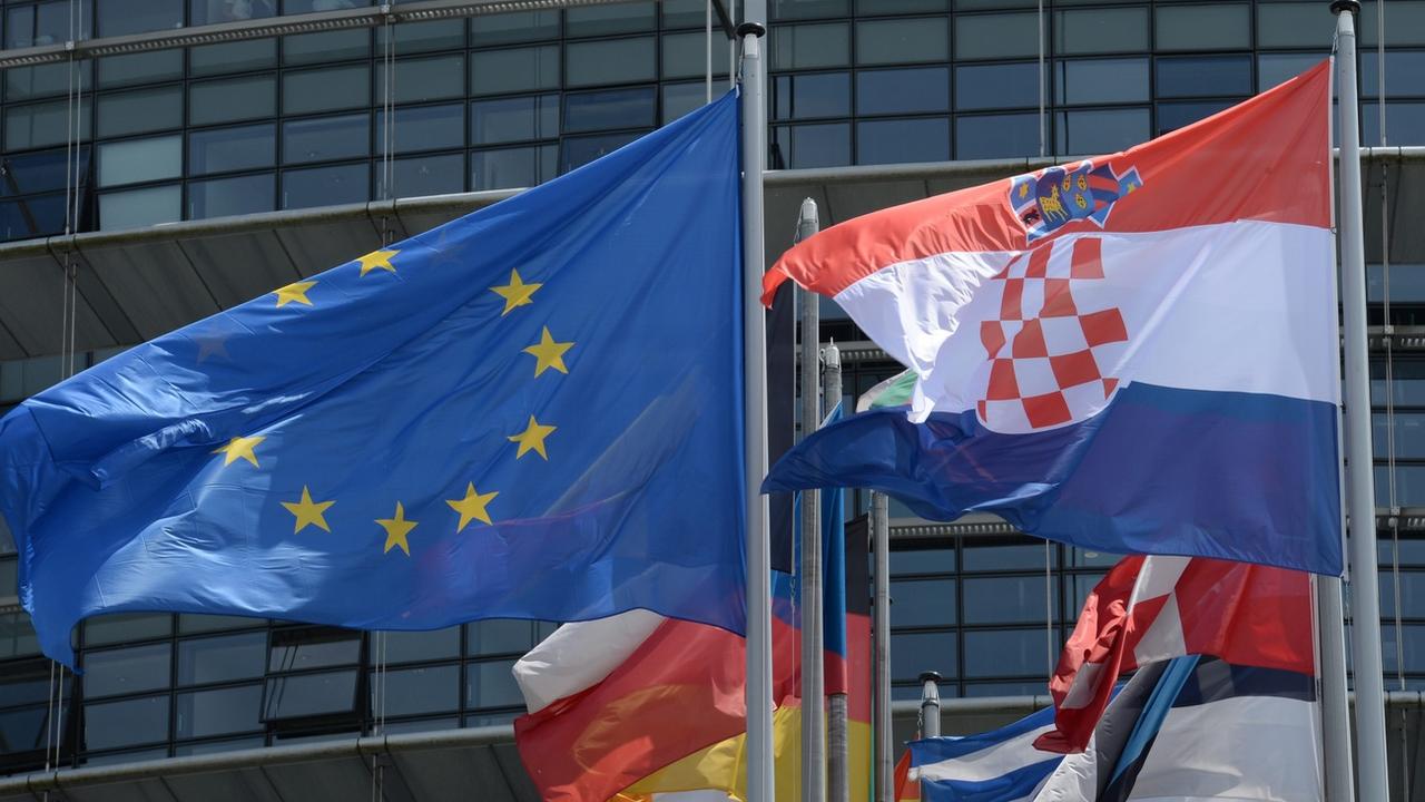 La Croatie prend la présidence de l'Union européenne. [EPA/Keystone - Patrick Seeger]