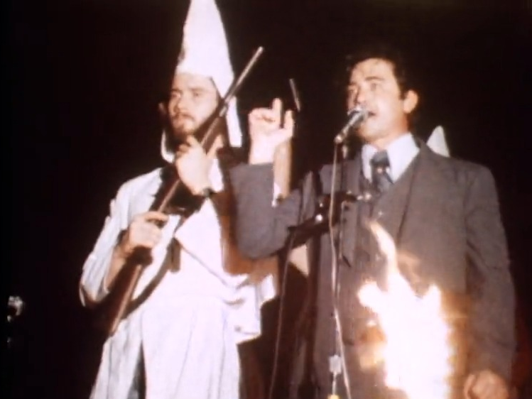 La campagne du Klu Klux Klan en 1979. [RTS]