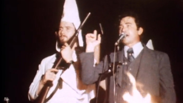 La campagne du Klu Klux Klan en 1979. [RTS]