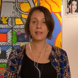 Julie Trébault, fondatrice de l’association Artiste at Risk Connection. [RTS]