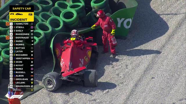 GP d'Italie (#8): Charles Leclerc part dans le décor, course interrompue