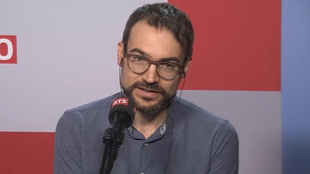 Benedikt Huttner, médecin-adjoint agrégé auprès du Service des maladies infectieuses des Hôpitaux universitaires de Genève. [RTS]