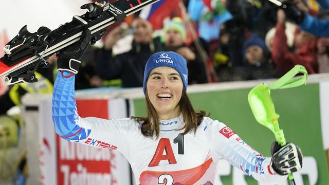 Douzième victoire de Coupe du monde pour Vlhova. [Giovanni Auletta]