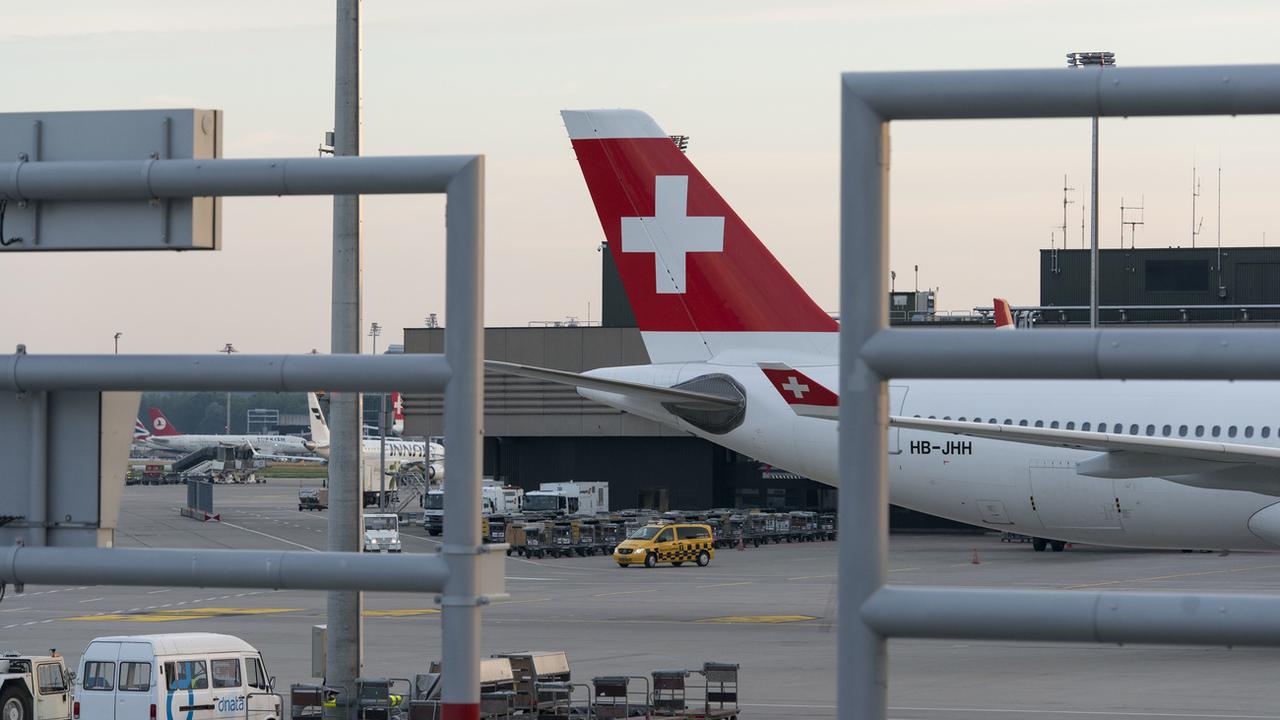 Swiss étend la suspension de ses vols vers Shanghai et Pékin. [Keystone - Christian Beutler]