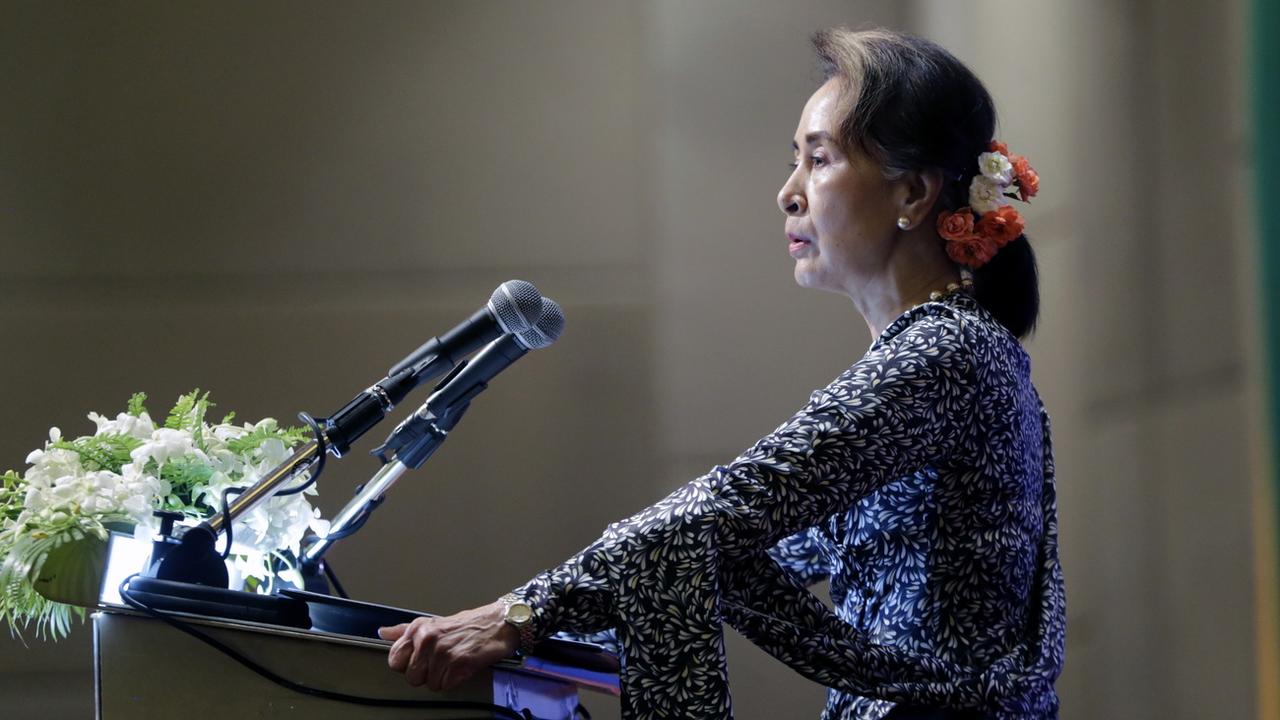 La dirigeante birmane Aung San Suu Kyi, photographiée ici en mai 2019. [EPA/Keystone - Hein Htet]