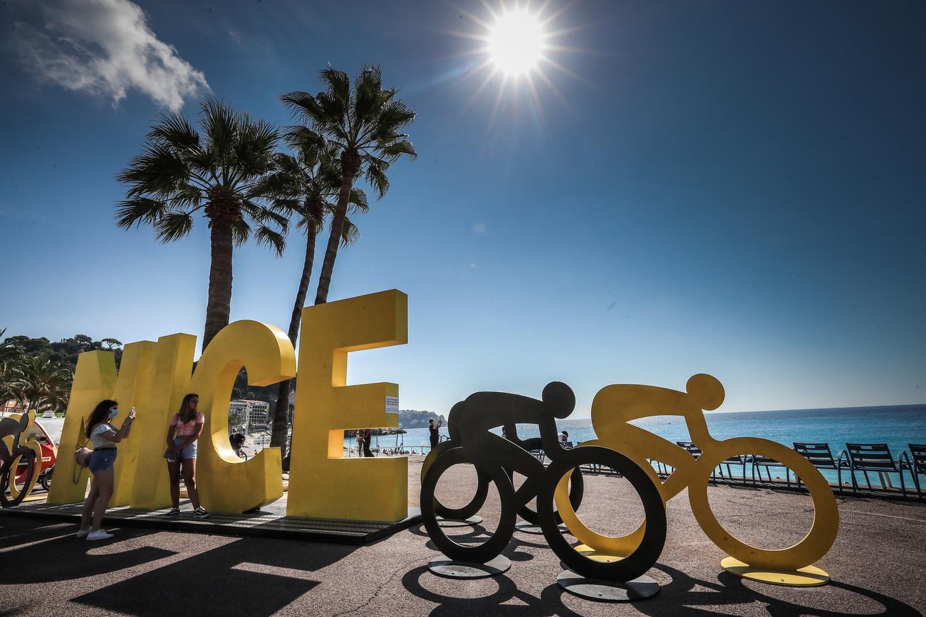 Le Tour de France s'élancera de Nice le 27 août. [KEYSTONE - Christophe Petit Tesson]