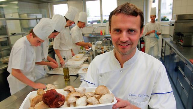 Le chef Didier de Courten ferme son restaurant gastronomique [Keystone - Olivier Maire]