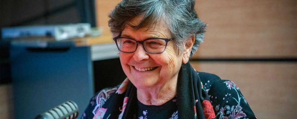 Ruth Dreifuss, présidente de la Commission globale de politique en matière de drogues. [RTS - Anne Kearney]