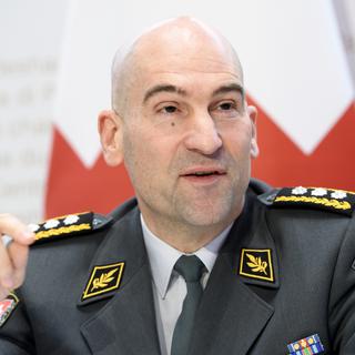 Thomas Süssli, le chef de l'armée suisse. [Keystone - Anthony Anex]