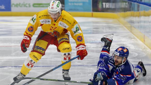 Le HC Bienne a renversé Zurich en quelques minutes. [Marc Schumacher]