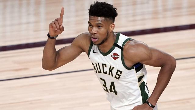 Giannis Antetokounmpo est le MVP des deux dernières saisons régulières. [Ashley Landis]