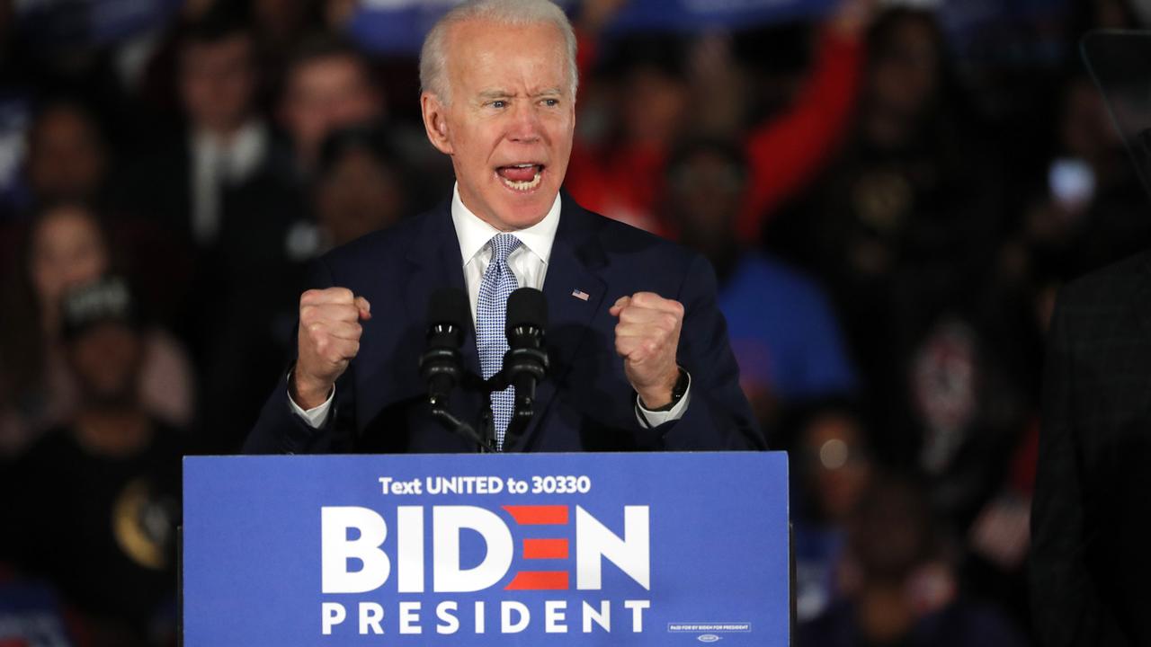 L'ancien vice-président Joe Biden a remporté la primaire démocrate en Caroline du Sud, le 29 février. [AP Photo - Gerald Herbert]