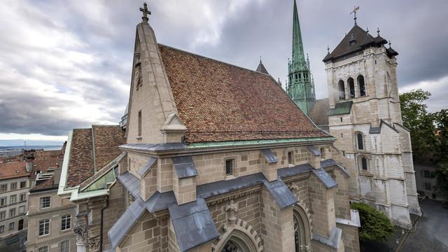 La Cathédrale Saint-Pierre de Genève. [Keystone - © Martial Trezzini]