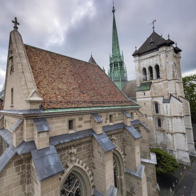 La Cathédrale Saint-Pierre de Genève. [Keystone - © Martial Trezzini]