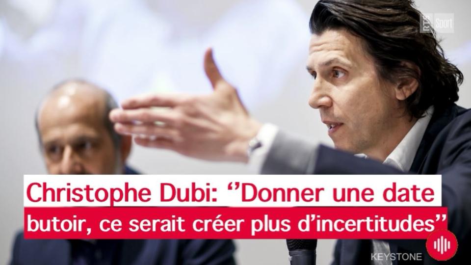 Christophe Dubi: ''donner une date butoir, ce serait créer plus d'incertitudes''