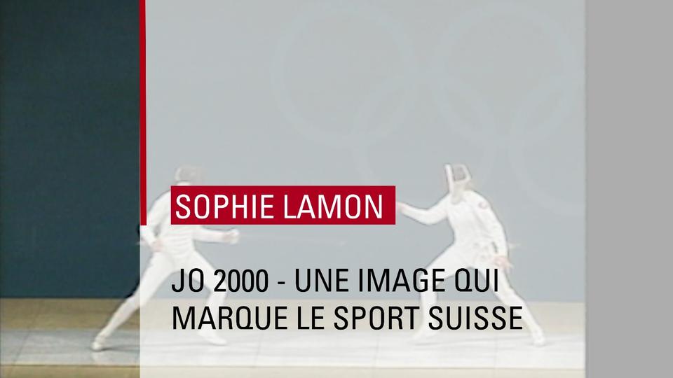 Sophie Lamon marque l'histoire aux JO de Sydney.