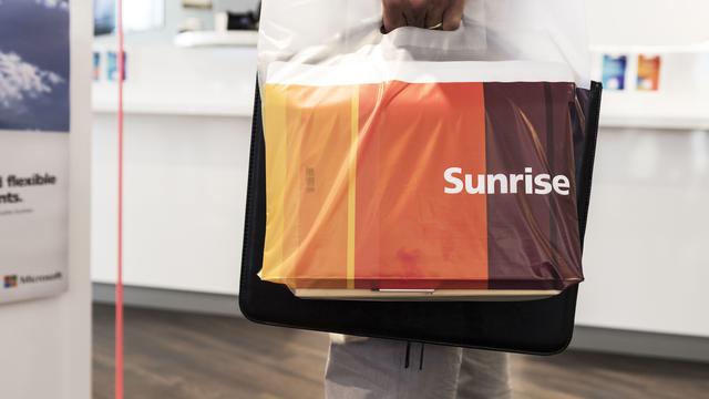 Le rachat de Sunrise est désormais effectif. [Keystone - Christian Beutler]