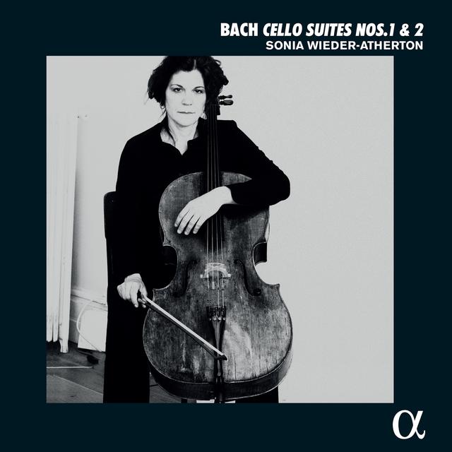 La pochette de l'album "Bach - Cello Suites nos. 1 &2" de Sonia Wieder-Atherton. [Alpha Classics]