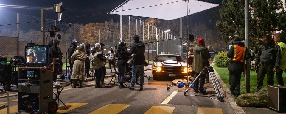 Tournage de la série "Avoir l'âge", écrite par Frédéric Recrosio [Léandre Séraïdaris]