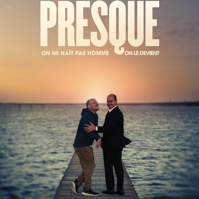 "Presque", un film de et avec Alexandre Jollien et Bernard Campan. [RTS Radio Télévision Suisse - Pan-européenne, JMH Productions, France 3 Cinéma, Apollo Films, ABS]