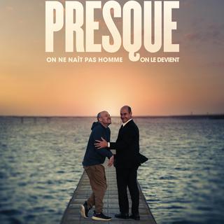 "Presque", un film de et avec Alexandre Jollien et Bernard Campan. [RTS Radio Télévision Suisse - Pan-européenne, JMH Productions, France 3 Cinéma, Apollo Films, ABS]