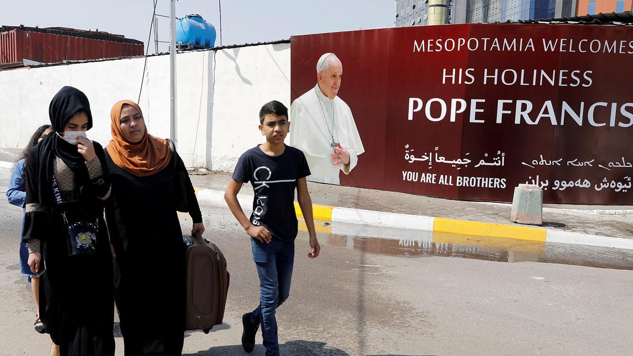 Le pape est attendu vendredi en Irak pour une visite sous haute sécurité. [Reuters - Khalid al-Mousily]