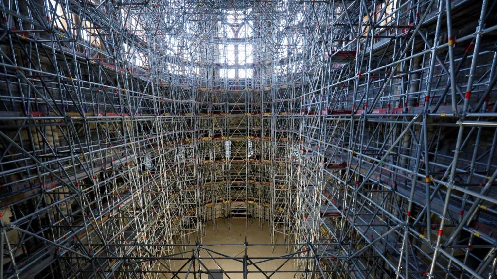 Les travaux de sécurisation de la cathédrale Notre-Dame de Paris sont terminés. [AFP - Thomas Samson]