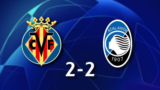 1ère journée Gr.F, Villarreal - Atalanta (2-2): résumé de la rencontre