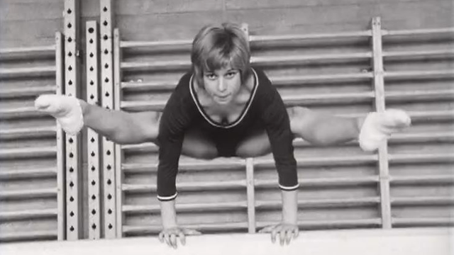 Gymnaste à Macolin en 1971 [RTS]