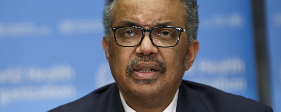 Le directeur général de l'OMS Tedros Adhanom Ghebreyesus. [KEYSTONE - Salvatore Di Nolfi]