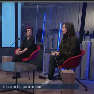 Interview d'Isa Boucharlat et Aurélia Joly, fondatrices de la Trame. [RTS]