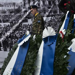 Thessalonique tente de se remémorer son important héritage juif. [AFP - Sakis Mitrolidis]
