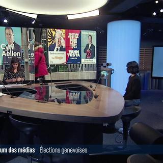 Débat entre Marie Prieur, Jeremy Seydoux et Raphaël Leroy. [RTS - RTS]