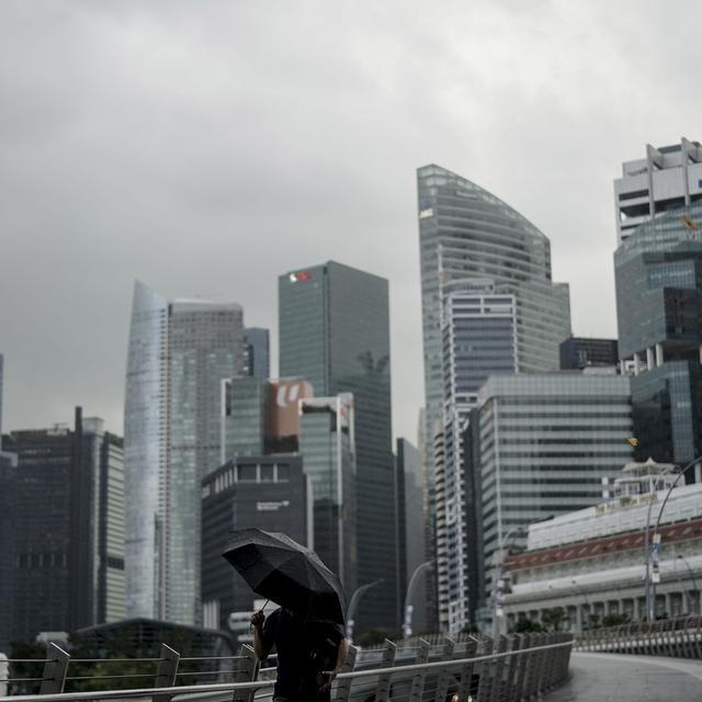 Le WEF 2021 aurait dû se tenir en août dans la Cité-Etat asiatique. [EPA/Keystone - Wallace Woon]