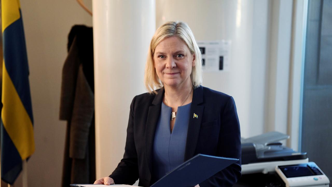 Magdalena Andersson, Première ministre de la Suède. [Reuters - TT News Agency]
