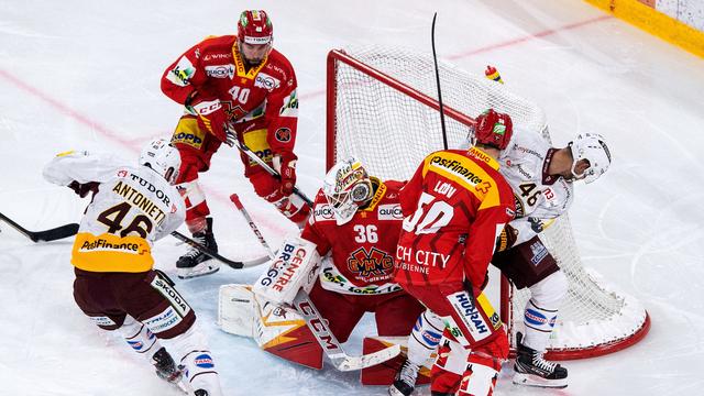 Antonietti a inscrit deux points pour Genève. [Peter Schneider]