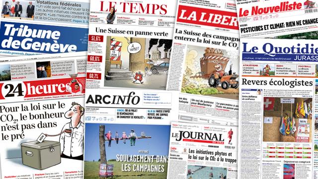 La revue de presse au lendemain des votations fédérales. [RTS]