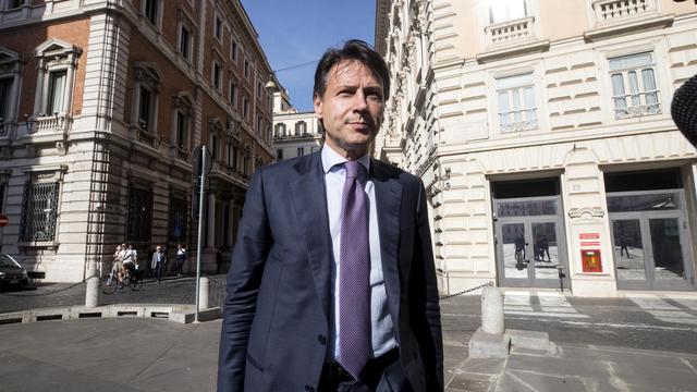 Guiseppe Conte, photographiée ici à Rome le 31 mai 2018. [Keystone - Angelo Carconi]