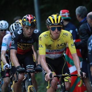 C'est désormais officiel, Lausanne et Aigle vont accueillir le Tour de France l’été prochain. [Keystone - CHRISTOPHE PETIT-TESSON]