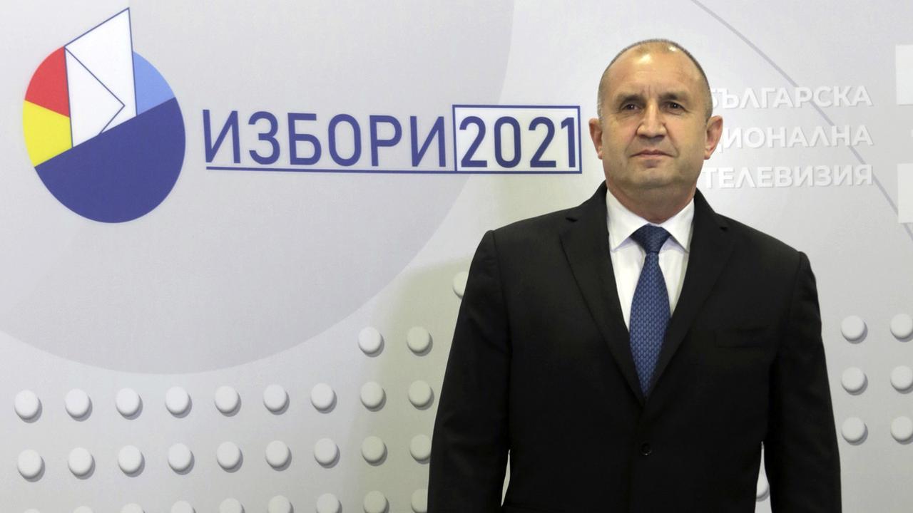 Le président bulgare Roumen Radev sollicte un deuxième mandat. [AP/Keystone - Valentina Petrova]
