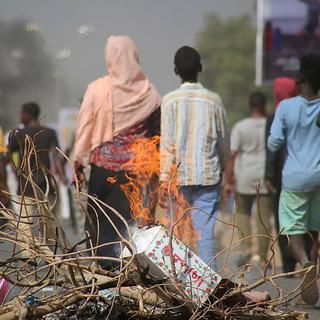 Une manifestation au Soudan a fait 4 morts. [Keystone - Ashraf Idris/AP Photo]