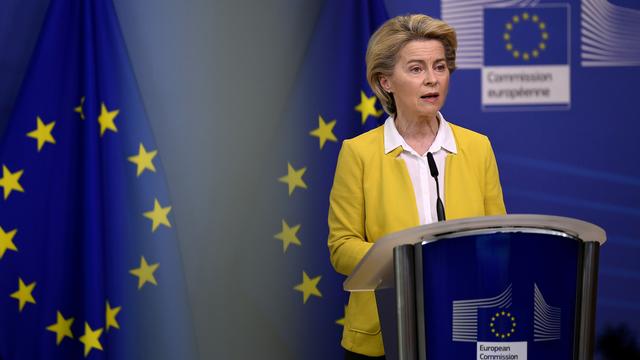 Ursula von der Leyen. [Pool/AP/Keystone - John Thys]