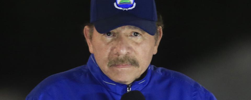 Le président du Nicaragua, Daniel Ortega, en mars 2019. [AP Photo/Keystone - Alfredo Zuniga]