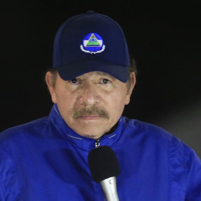 Le président du Nicaragua, Daniel Ortega, en mars 2019. [AP Photo/Keystone - Alfredo Zuniga]