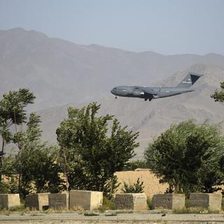 Les troupes étrangères ont quitté la base de Bagram en Afghanistan. [AFP - WAKIL KOHSAR]