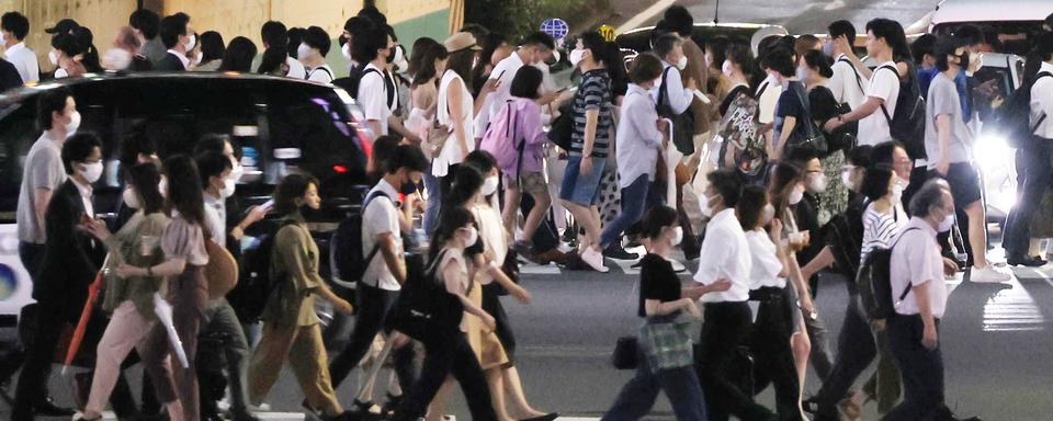 Le Japon place plusieurs préfectures en état d'urgence. [AFP - Shinjuku Yokoyama]