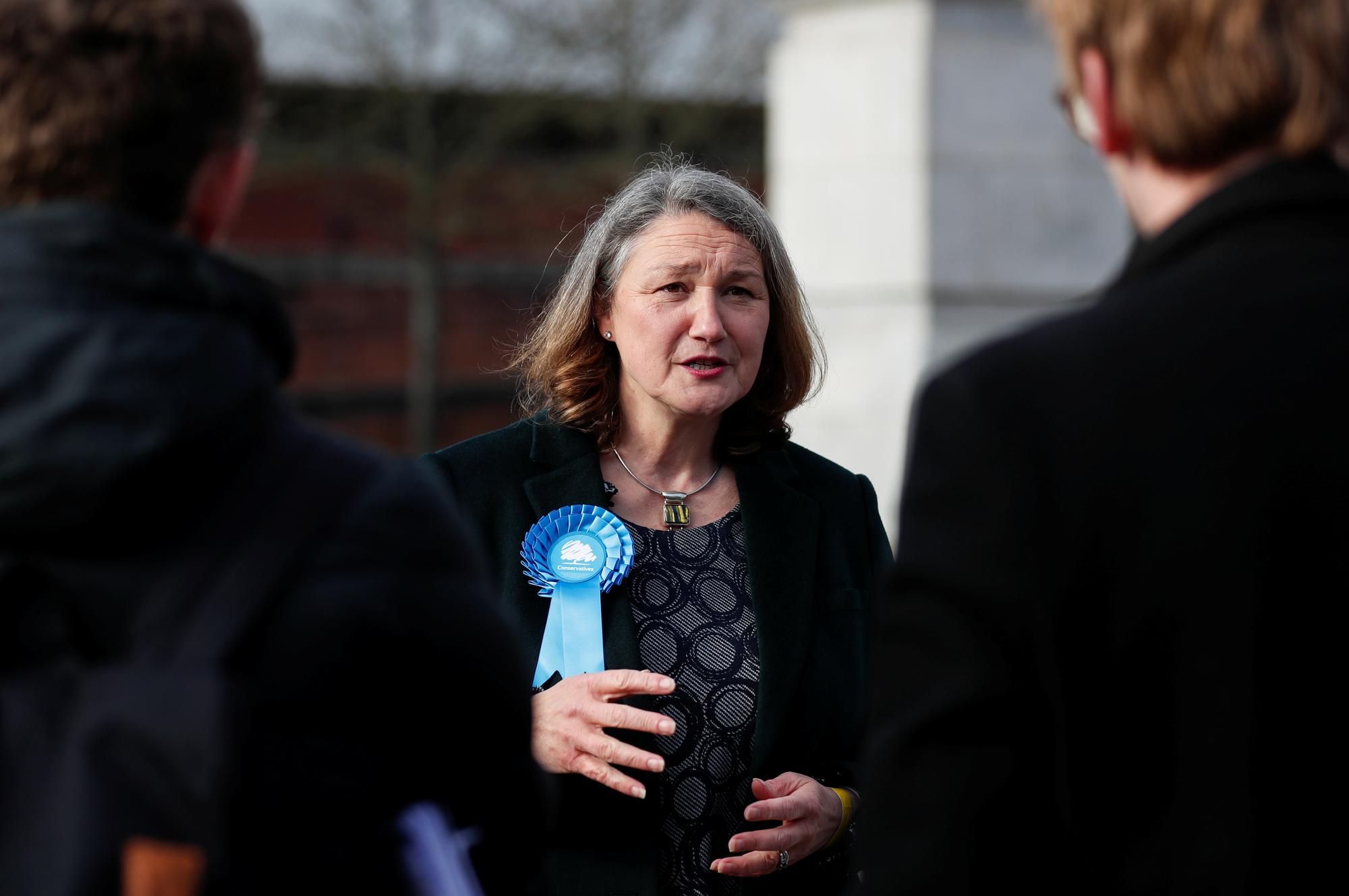 La candidate conservatrice Jill Mortimer a recueilli 15'529 voix dans le bastion travailliste de Hartlepool. [Reuters - Lee Smith]